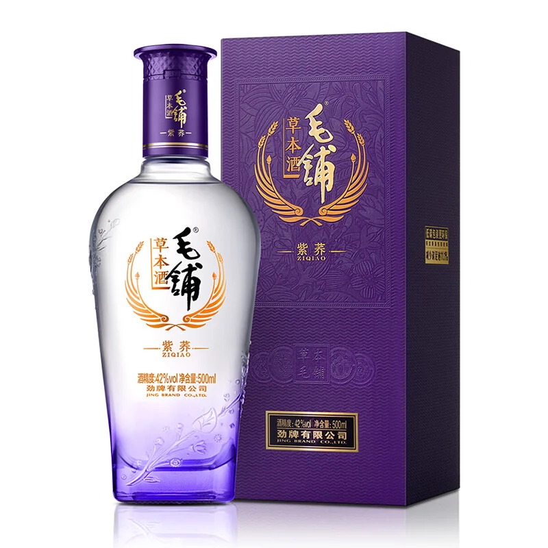 毛铺 · 毛铺草本酒 · 紫荞 · 42%vol · 500ml