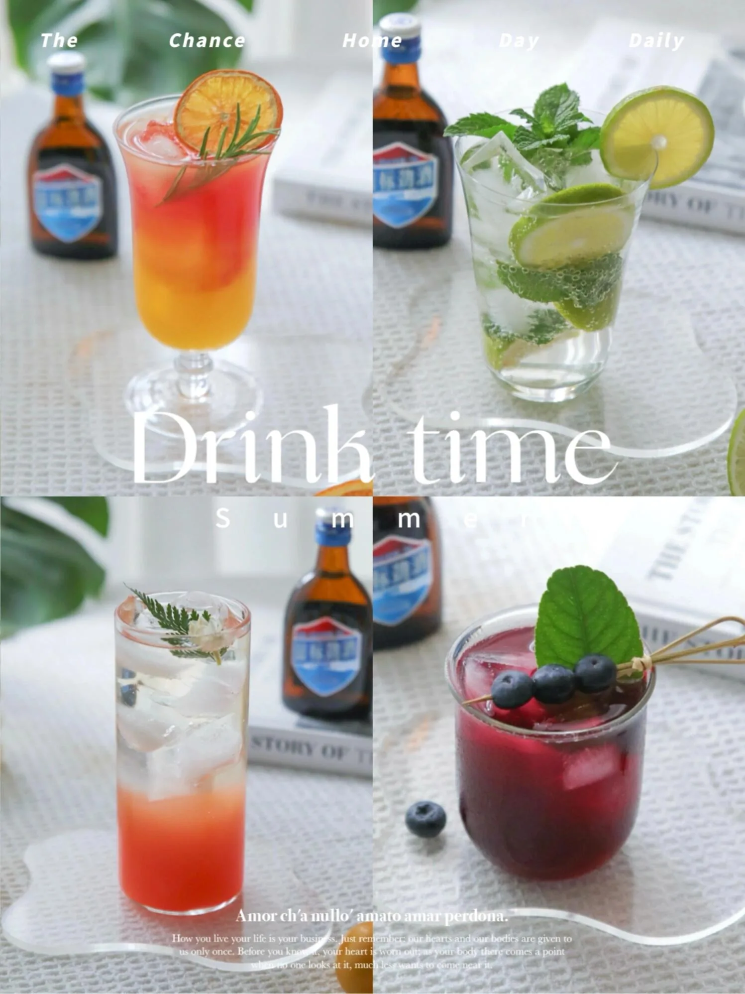 Unlock 4 cocktails 🍹 The light health drink formula for young people