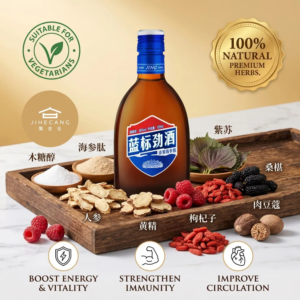 中国劲酒 · 蓝标 · 36% vol · 125ml - 3