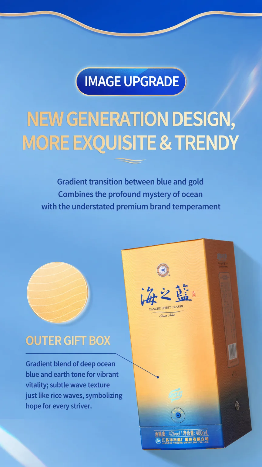 洋河 · 蓝色经典海之蓝 · 52%/42%vol · 480ml - 详情图 4