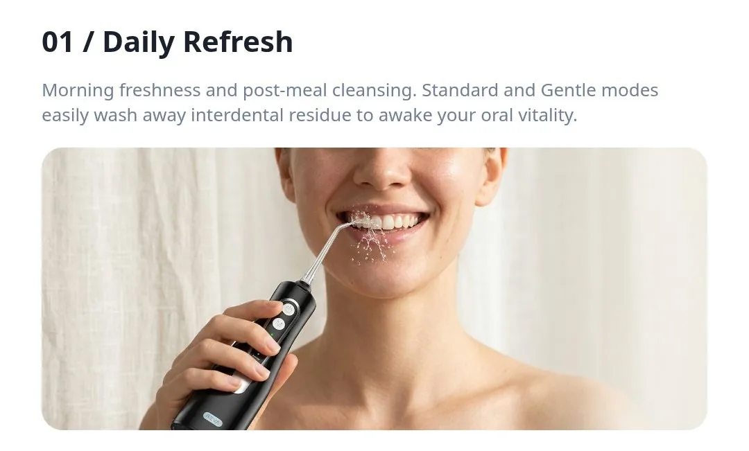 REVA – M149 Pro Cordless Water Flosser – 300ml – 4 Modes - Detail 8