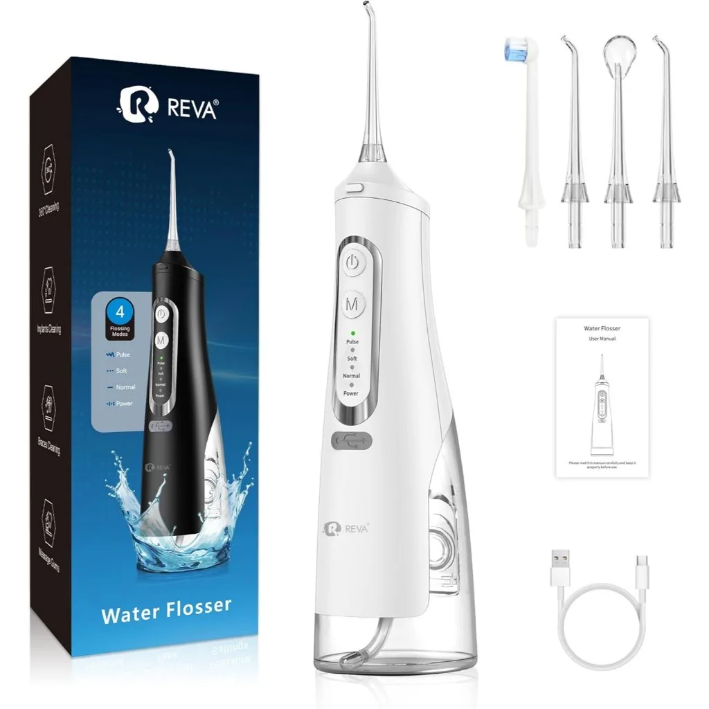 REVA – M209 Cordless Water Flosser – 310ml – 4 Modes - 2