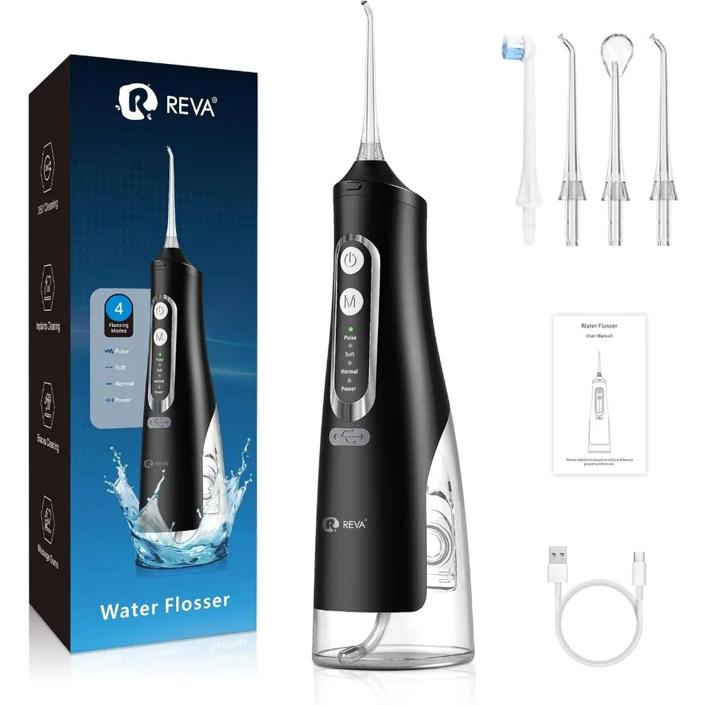REVA – M209 Cordless Water Flosser – 310ml – 4 Modes