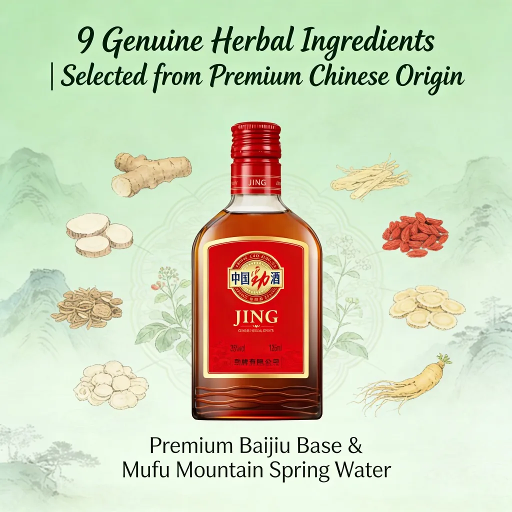 劲酒 (Jingjiu) · 红标 & 蓝标 (Red & Blue Label) · 35% & 36% · 125ml x 6瓶 - 7