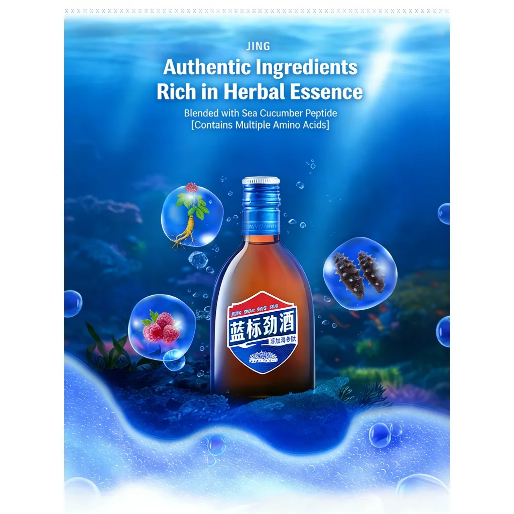 劲牌 (Jing) · 中国劲酒红标+蓝标组合装 · 35% vol, 36% vol · 125ml x 2 - 7