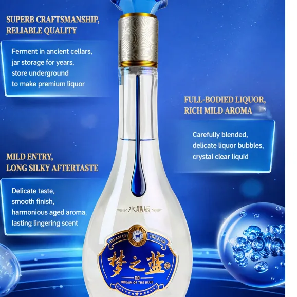 洋河 · 梦之蓝水晶版 · 52%vol · 500ml 礼盒装 - 2