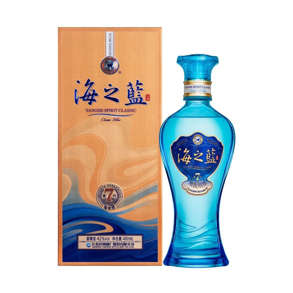洋河 · 蓝色经典海之蓝 · 52%/42%vol · 480ml - 2