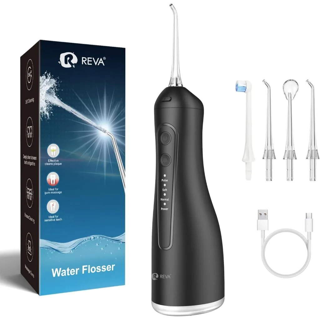 REVA – Portable Cordless Water Flosser – 300ml – 4 Modes - 2