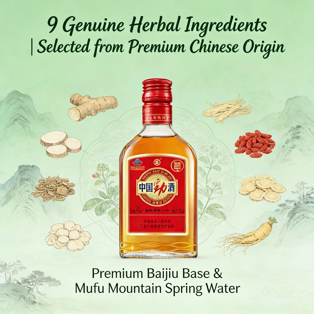 劲牌 (Jing) · 中国劲酒红标+蓝标组合装 · 35% vol, 36% vol · 125ml x 2 - 8